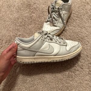 Nike Dunk Light Gray Low-Top Sneakers